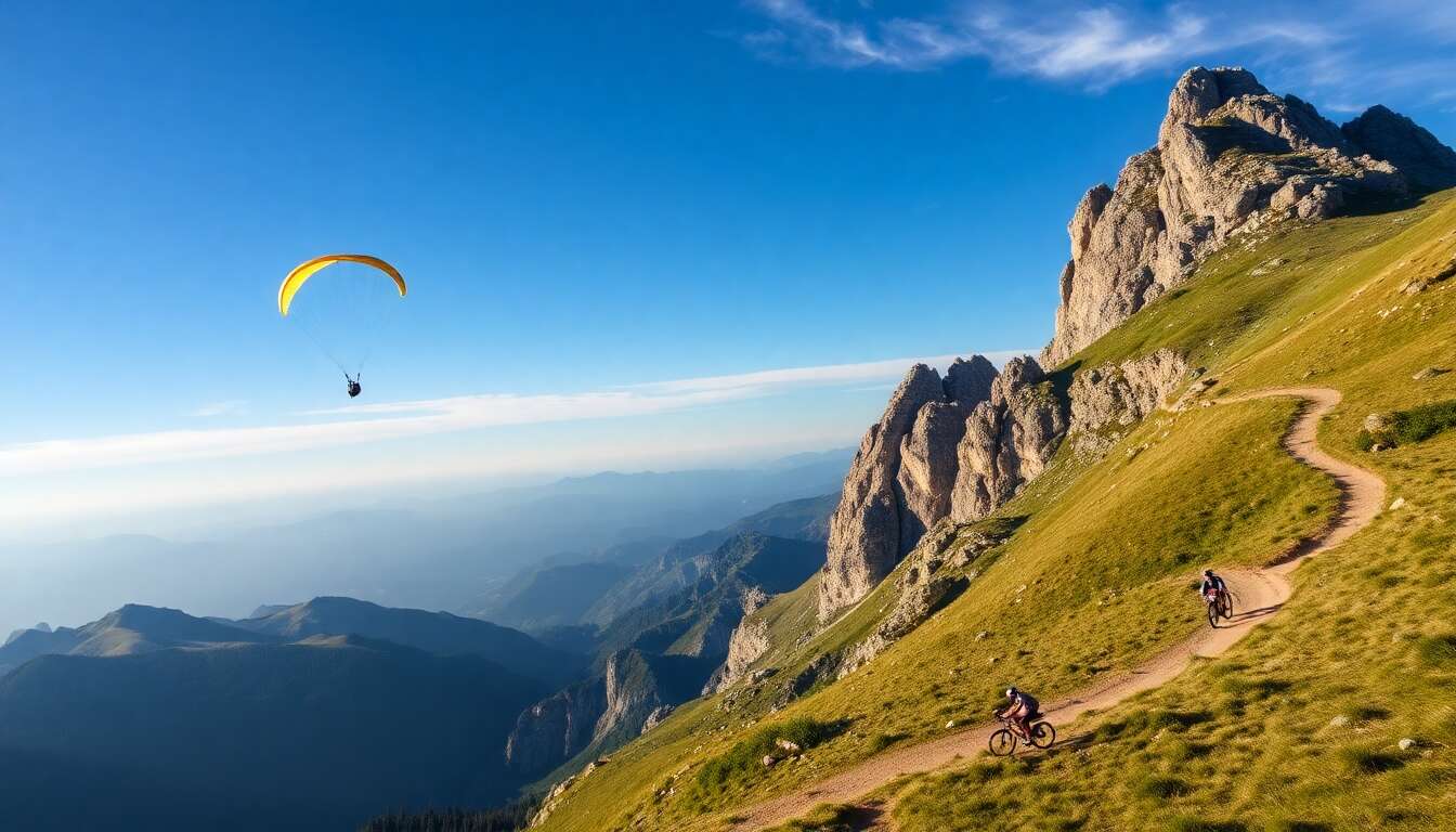 Activités complémentaires : parapente et vtt Activités complémentaires : parapente et vtt