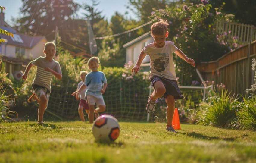 7 jeux de foot à faire dans le jardin