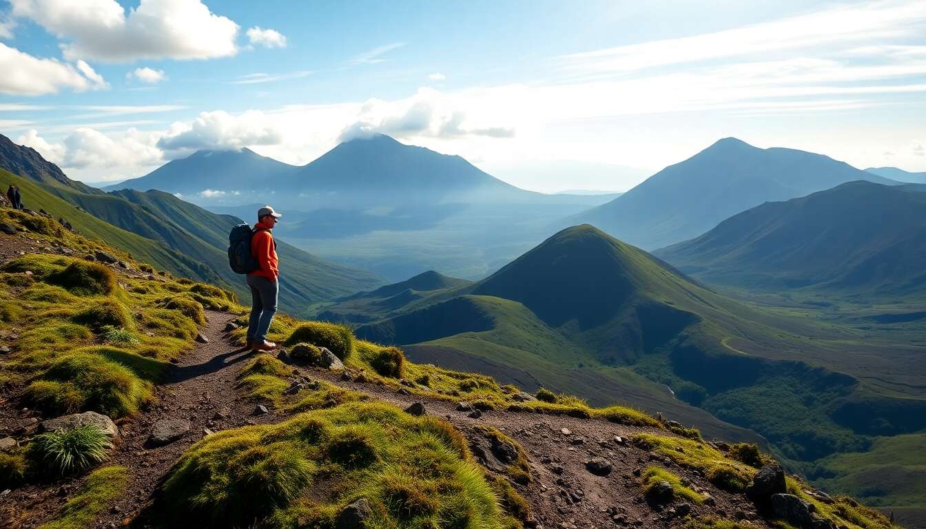 Randonnée au cœur des paysages volcaniques du cantal
