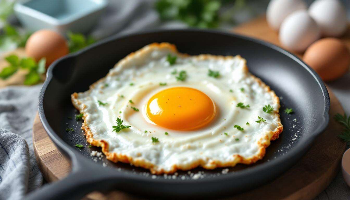 Combien de calories dans un œuf au plat ?