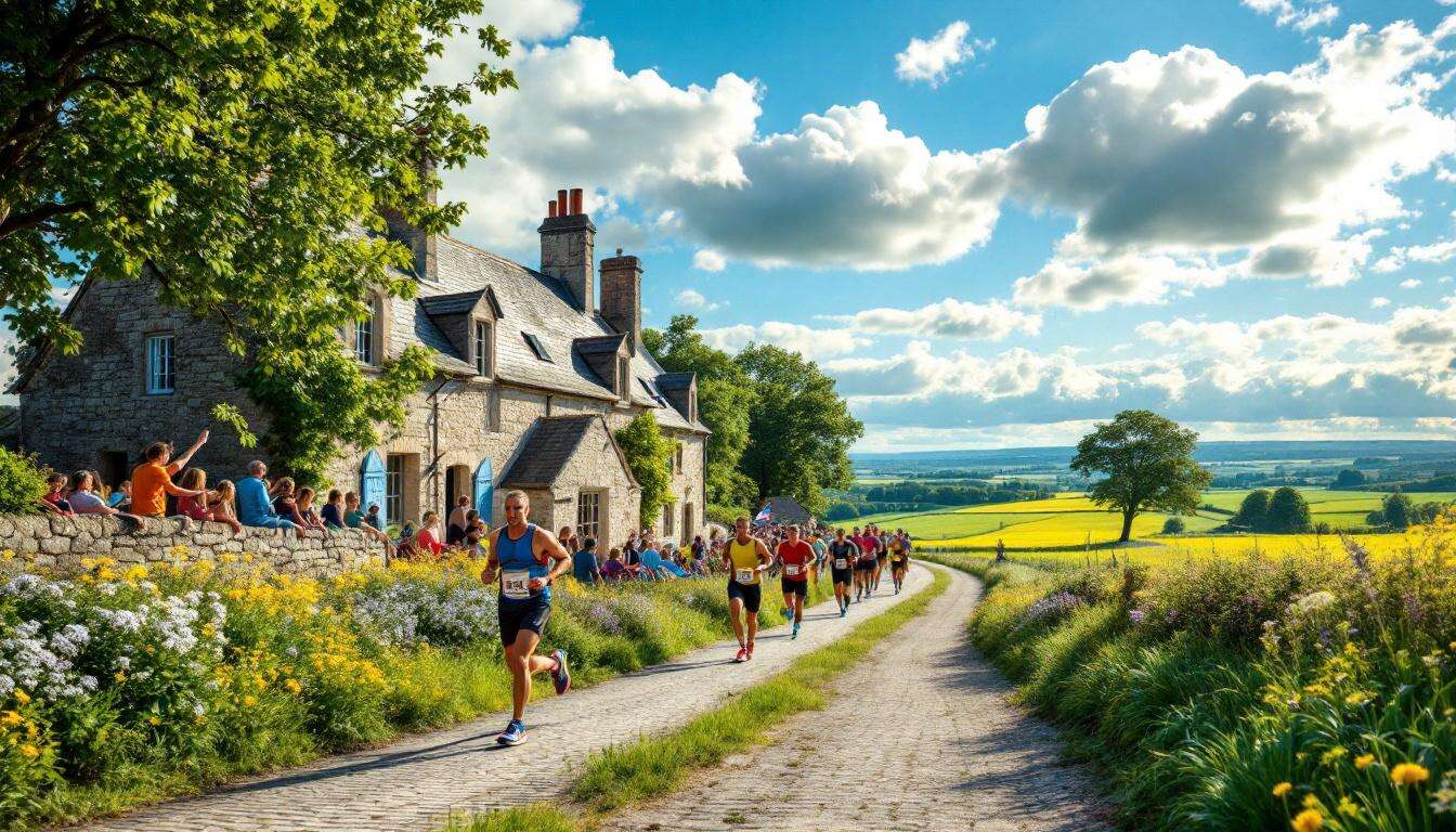 Course nature et patrimoine : semi-marathon Locronan-Quimper en Charente-Maritime